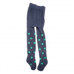 Shamrock Kids Tights / Navy & Green