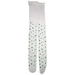 Shamrock Kids Tights / White & Green