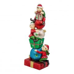 Elves Stacking Presents