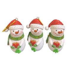 Snowman Ornament Set